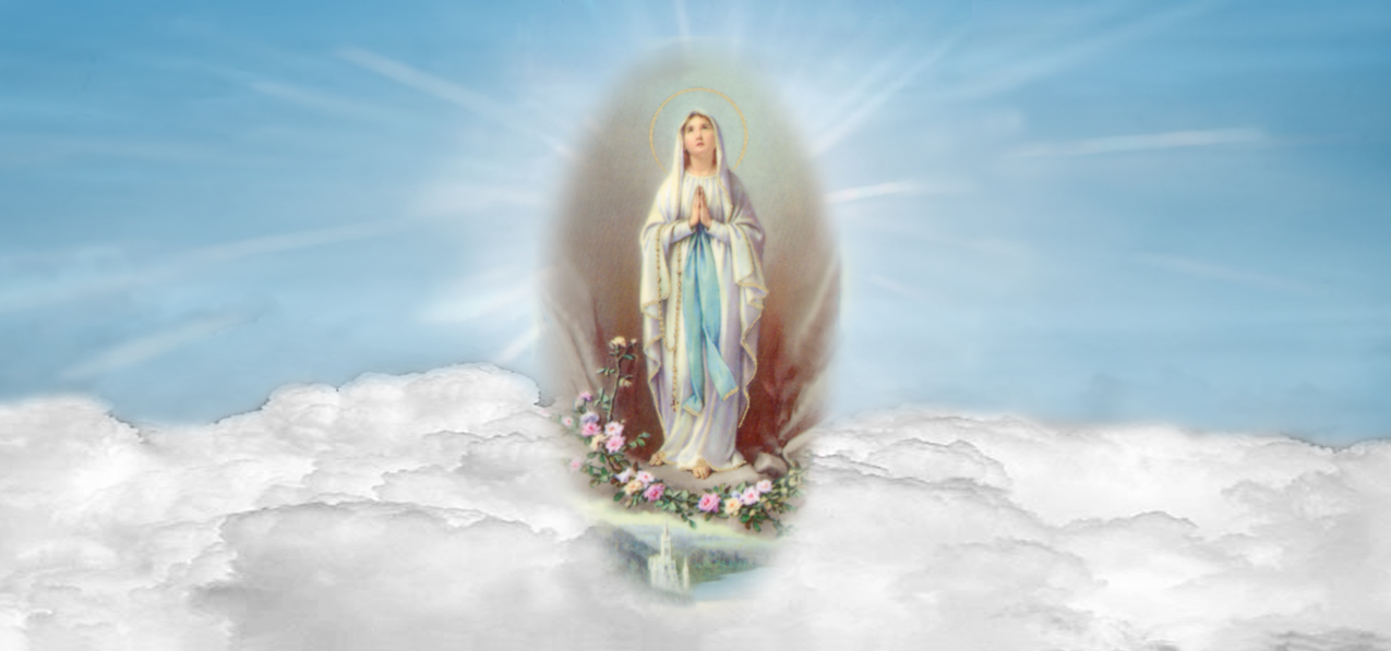 Lady of Lourdes Blue